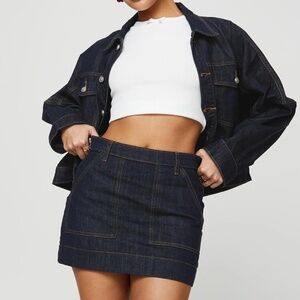 Princess Polly Hughes Denim Mini Skirt